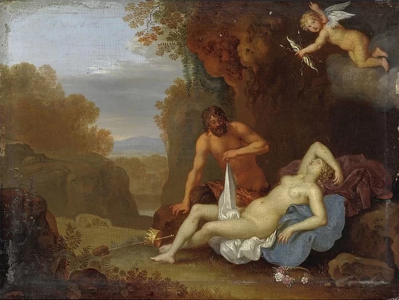 Il satiro esplora Diana